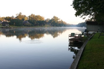 View of Cane River in the heart of Natchitoches, Louisiana