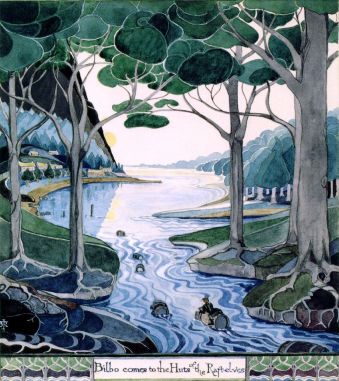 Image courtesy of The Art of The Hobbit by J.R.R. Tolkien (H.M.H. 2012)