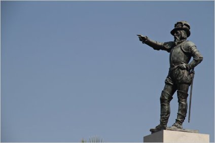 Image courtesy of Frugal Traveler Blog, The New York Times Statue of Ponce de Léon in St. Augustine, Florida